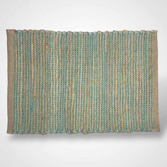 Chardin Home Natural Jute Placemats Set Of 4 Rustic Farmhouse 13x19 Place Mats - Picture 4 of 7